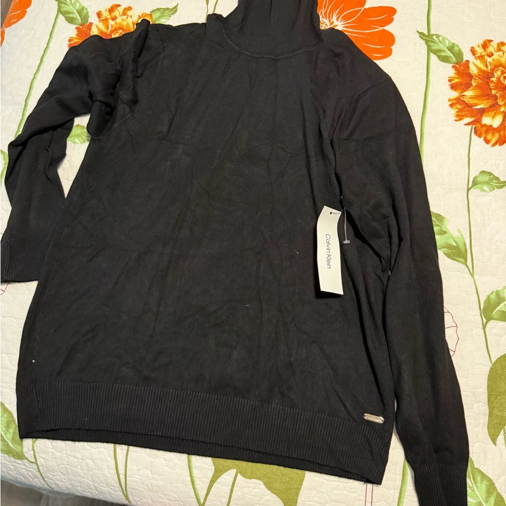 Calvin Klein women’s black Turtleneck Sweater